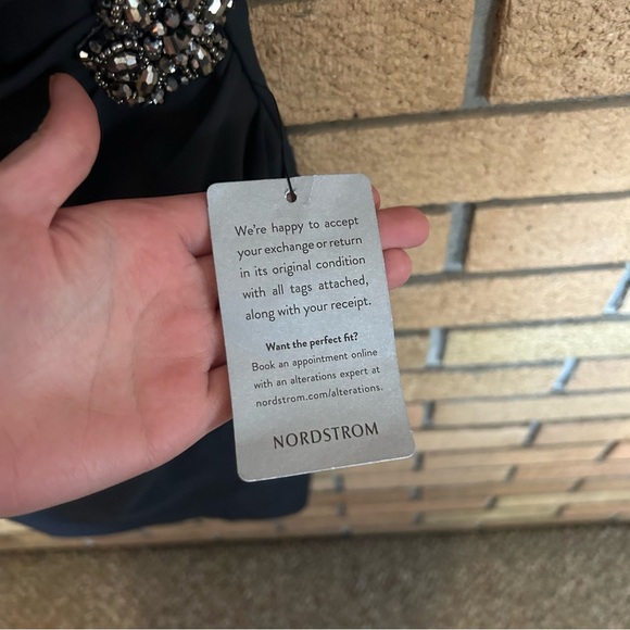 NWOT Alex Evenings Women's Slimming Short Ruched Dress with Ruffle Size 12 - Picture 5 of 9